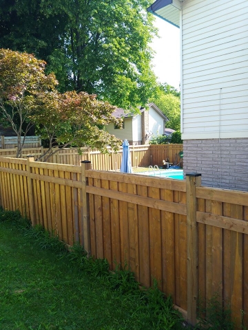 board on board fence